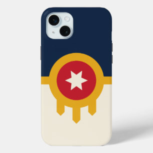 iPhone 15 Plus Case-Mate, Tulsa-Flagge Case-Mate iPhone Hülle