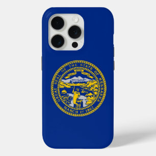 iPhone 15 Pro Case-Mate, Flagge von Nebraska Case-Mate iPhone Hülle