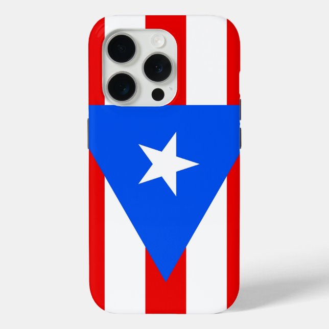 iPhone 15 Pro Case-Mate, Flagge von Puerto Rico Case-Mate iPhone Hülle (Rückseite)