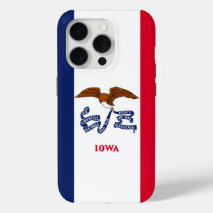 iPhone 15 Pro Case-Mate, Iowa-Flagge Case-Mate iPhone Hülle
