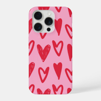 IPhone 15 Pro-Handyhülle mit Herz-Design. Pro Hülle