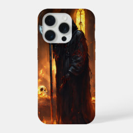 iPhone 15 Pro Hülle mit Death Metal Artwork