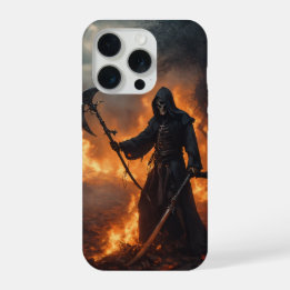 iPhone 15 Pro Hülle mit Death-Metal-Design