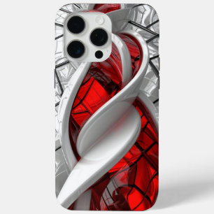 iPhone 15 pro max Gehäuse rot und silber Farbe Case-Mate iPhone Hülle