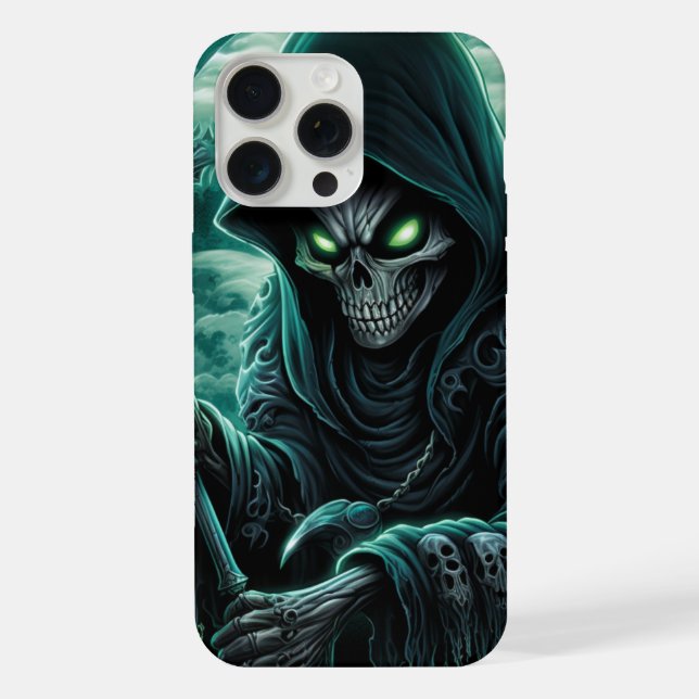 iPhone 15 Pro Max Hüllen -Skull 7 Hülle (Rückseite)