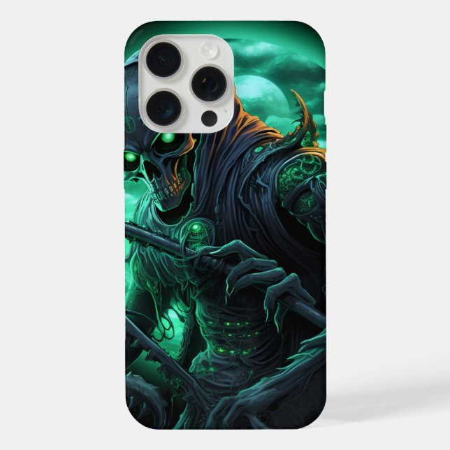 iPhone 15 Pro Max Hüllen -Skull 9 Hülle (Rückseite)