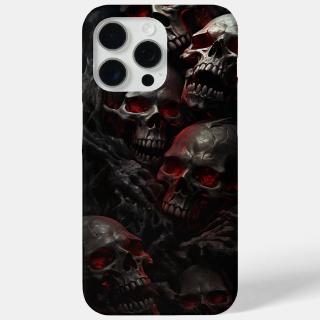 iPhone 15 Pro Max Hüllen - Skull-Serien -4 (Rückseite)