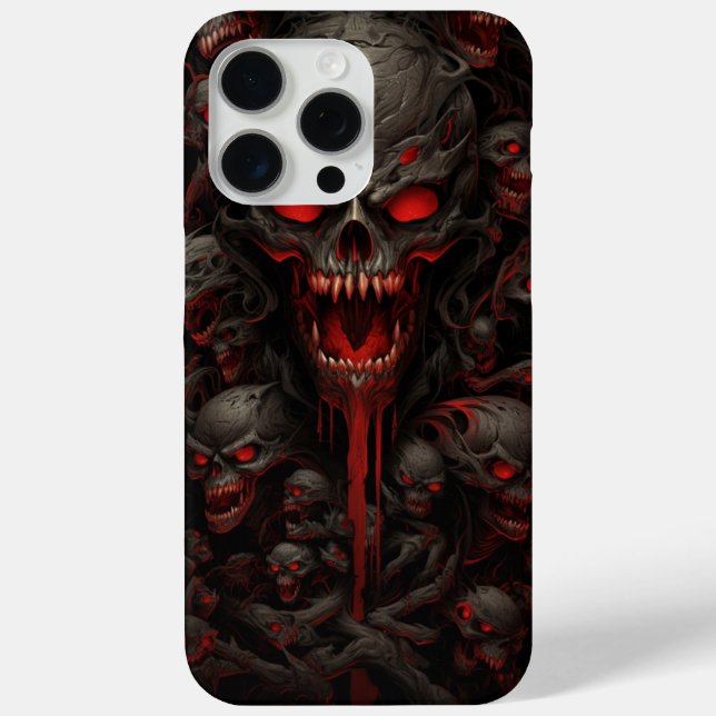 iPhone 15 Pro Max Hüllen - Skull-Serien -8 (Rückseite)