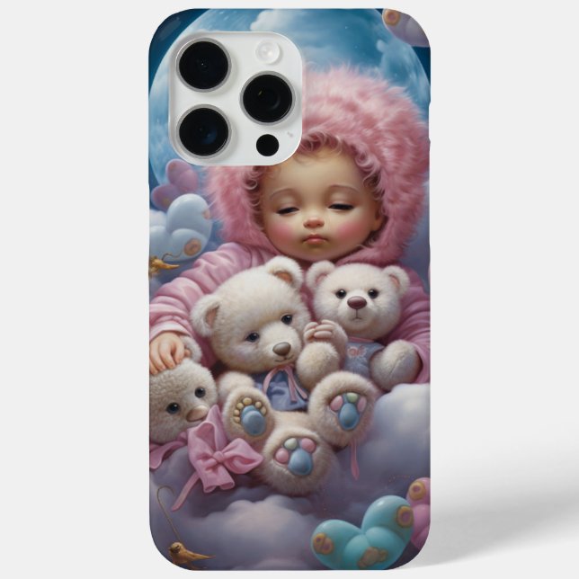 iPhone 15 Pro Max - Mond-4 Case-Mate iPhone Hülle (Rückseite)