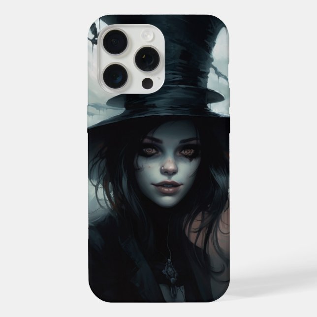 iPhone 15 Pro Max - Schwarze Hüte 7 Hülle (Rückseite)