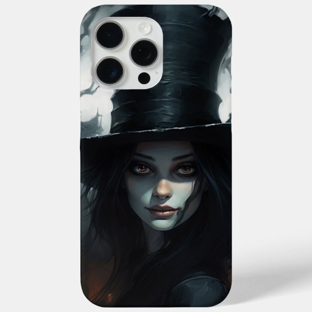 iPhone 15 Pro Max - Schwarze Hüte Case-Mate iPhone Hülle (Rückseite)