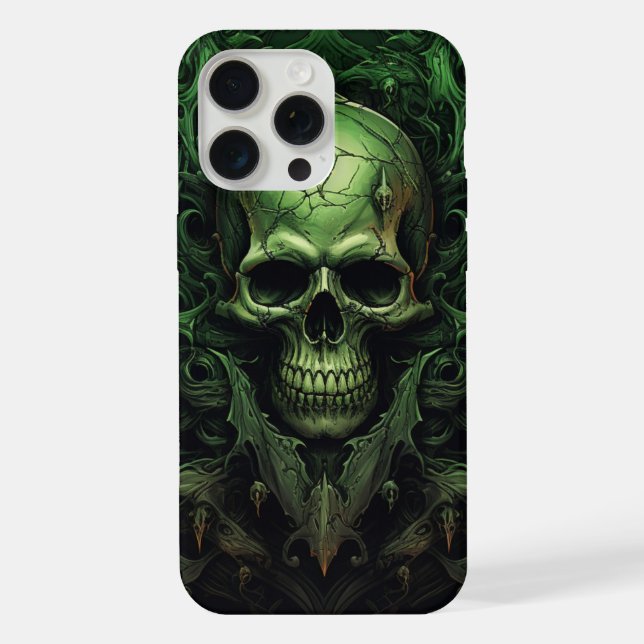 iPhone 15 Pro Max -Skull 3 Hülle (Rückseite)
