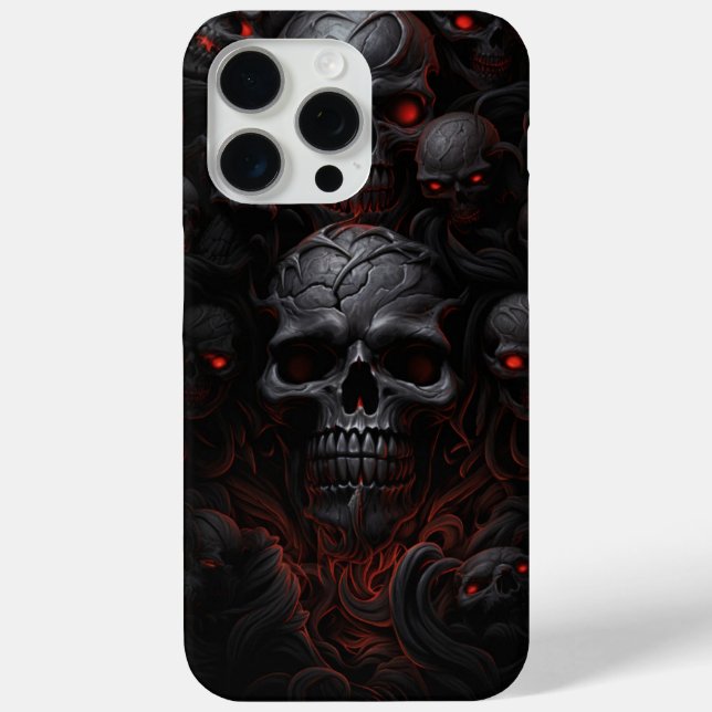 iPhone 15 Pro Max - Skull-Serien Case-Mate iPhone Hülle (Rückseite)