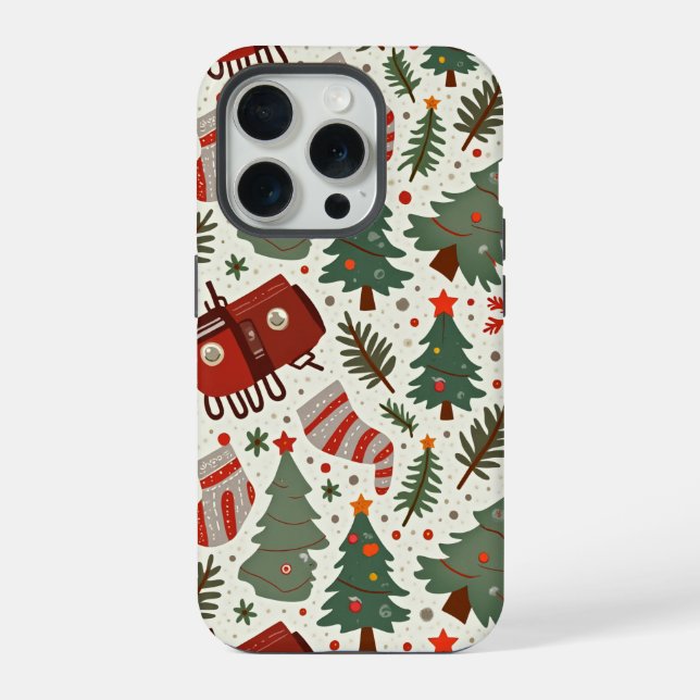 iPhone 15 Pro Weihnachts-Case Hülle (Rückseite)