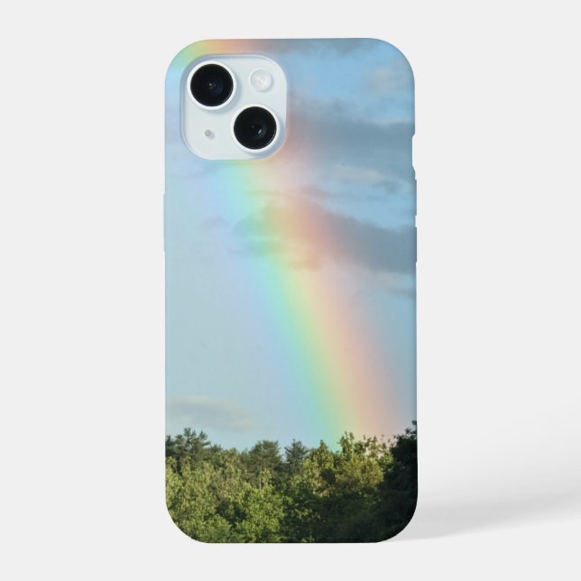 iPhone 15 Regenbogengehäuse Hülle (Rückseite)