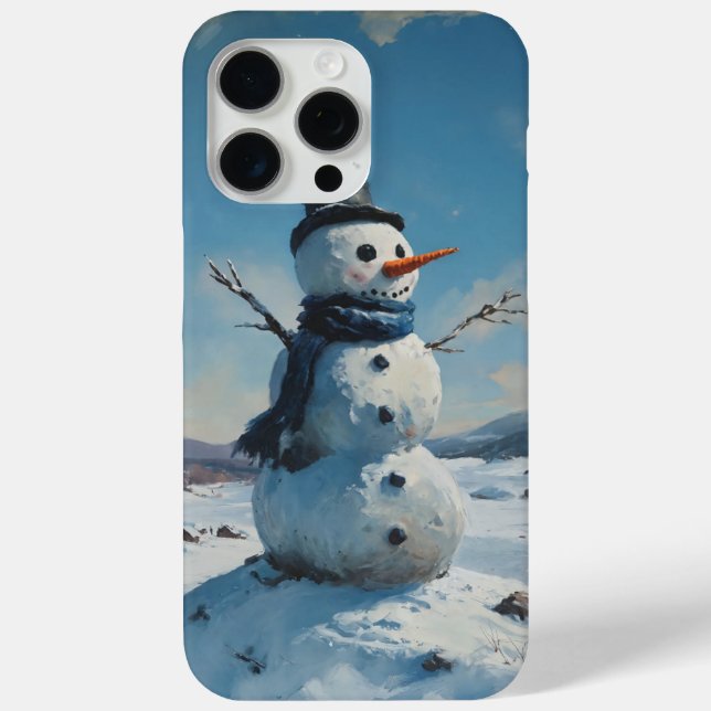 iphone 15pro max deckt niedlichen Weihnachtsschnee Case-Mate iPhone Hülle (Rückseite)