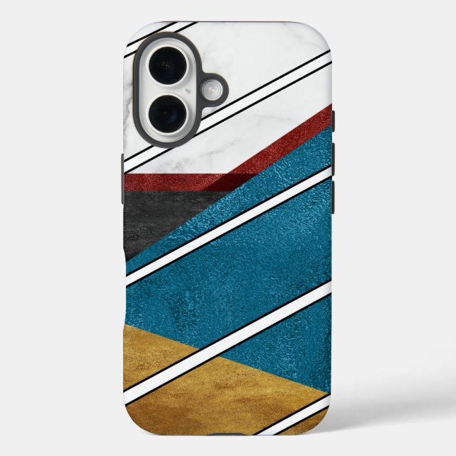 iPhone 16 abstraktes Case-Design Case-Mate iPhone Hülle (Rückseite)