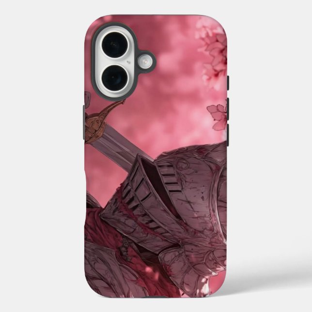 iPhone 16 Anime-Ritterrüstung Dark Fantasy Blossom Case-Mate iPhone Hülle (Rückseite)