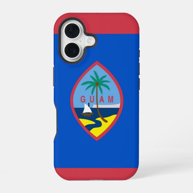iPhone 16 Case-Mate mit Flagge von Guam Hülle (Rückseite)