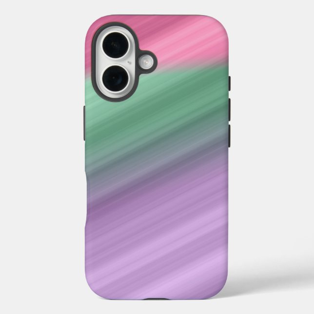 iPhone 16 Case-Maten Hüllen mit diagonalen Linien (Rückseite)