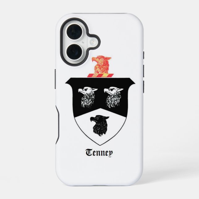 iPhone 16 Case - Tenney Family Crest Hülle (Rückseite)