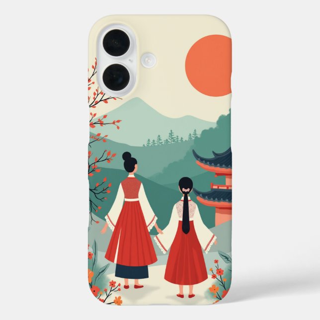 iPhone 16 Hüllen (KoreanCulture) (Rückseite)