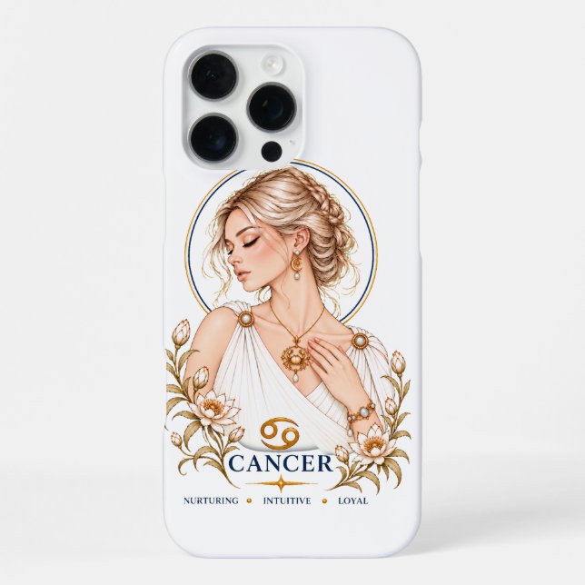 iPhone 16 Krebs Design Hülle (Rückseite)