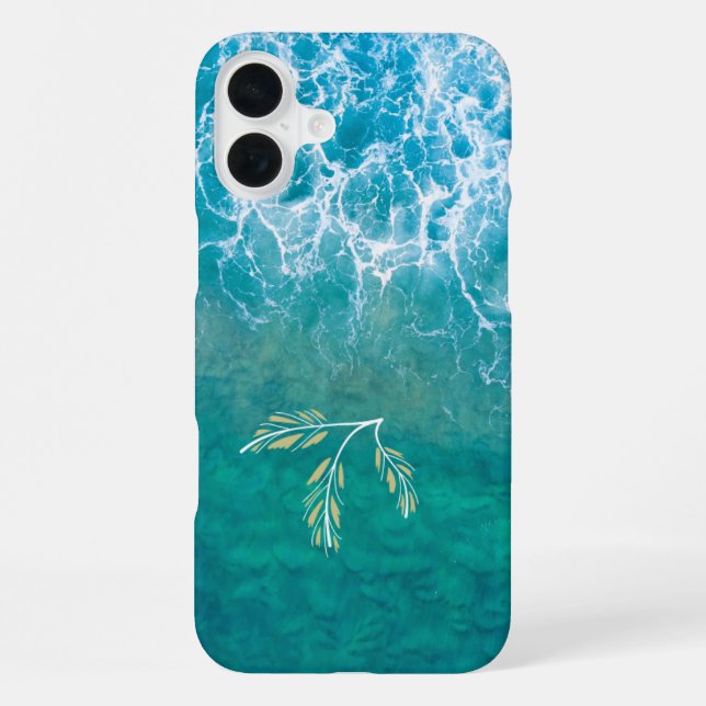 iPhone 16 Ocean-Themed Case Halifax Lobster Design Hülle (Rückseite)