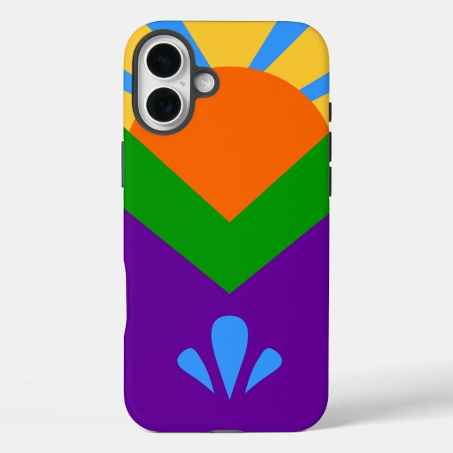 iPhone 16 Plus Case-Mate, Flag Manitou Springs Case-Mate iPhone Hülle (Rückseite)