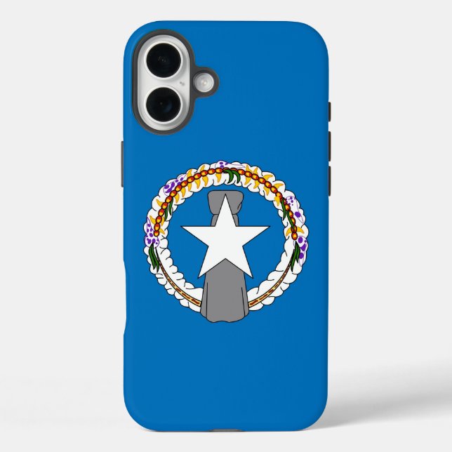 iPhone 16 Plus Case-Mate, Flagge Nord-Mariana Case-Mate iPhone Hülle (Rückseite)
