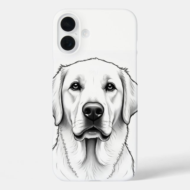 iPhone 16 Plus Hüllen - Labrador Retriever (Rückseite)
