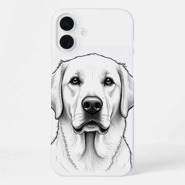 iPhone 16 Plus Hüllen - Labrador Retriever Hülle (Rückseite)