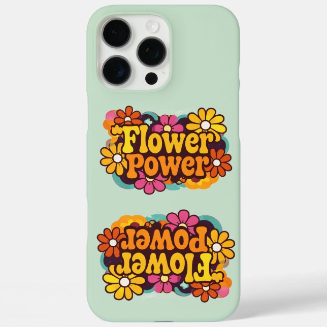 iPhone 16 Pro Cases | Electronics | Retro Floral (Rückseite)