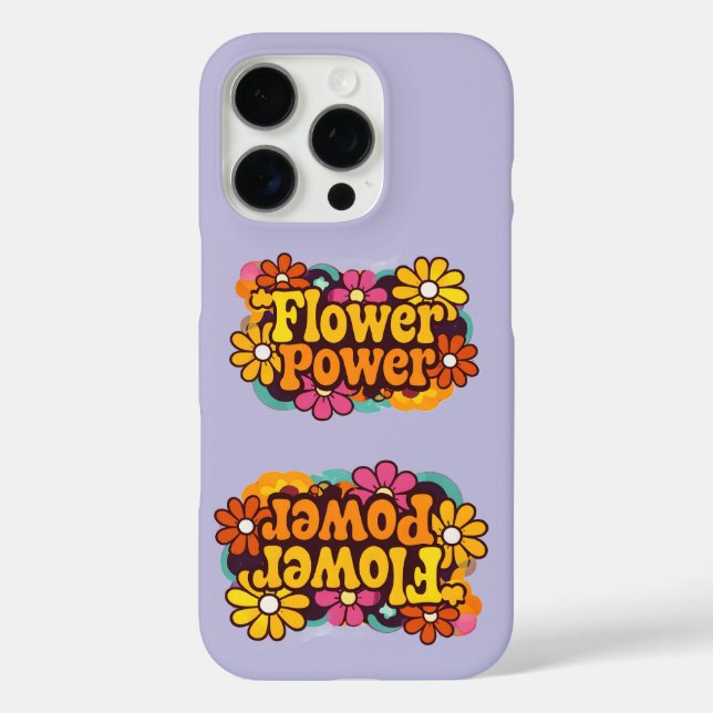 iPhone 16 Pro Cases | Electronics | Retro Floral (Rückseite)