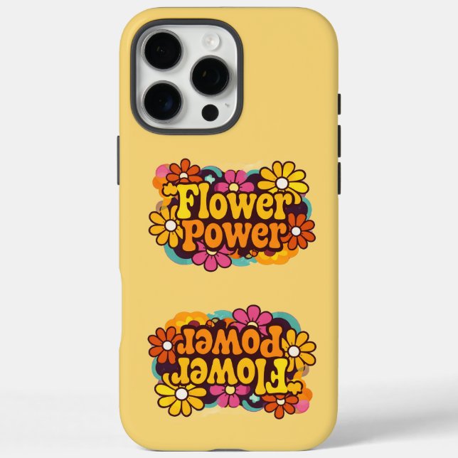 iPhone 16 Pro Cases | Electronics | Retro Floral (Rückseite)