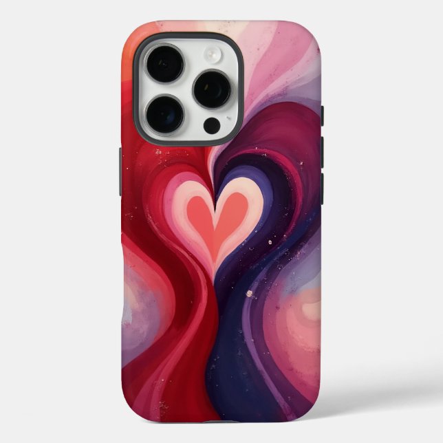 iPhone 16 Pro Hüllen (AbstractLove) (Rückseite)