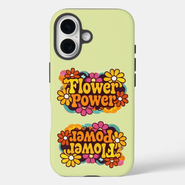 iPhone 16 Pro Hüllen | Elektronik | Retro Floral (Rückseite)