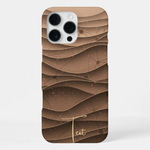 iPhone 16 Pro Individuelles Wüsten-Titan-Design  Max Hülle