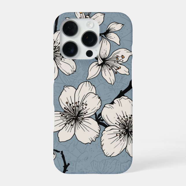 Iphone 16 Pro lightweight case with Cherry Blossom Hülle (Rückseite)