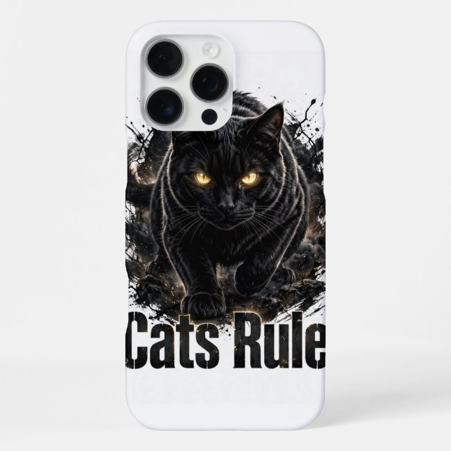 iPhone 16 Pro Max Hülle Cats Rule (Rückseite)