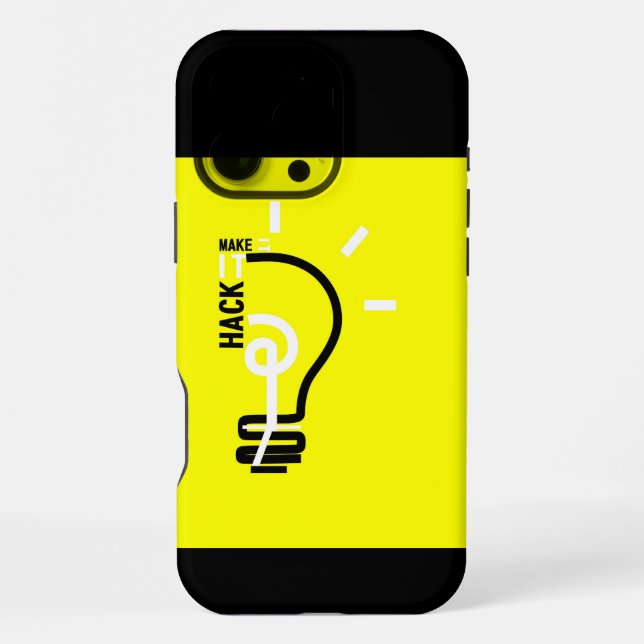 iPhone 16 Pro Max Hüllen Hack it Make it V1 Hülle (Rückseite)