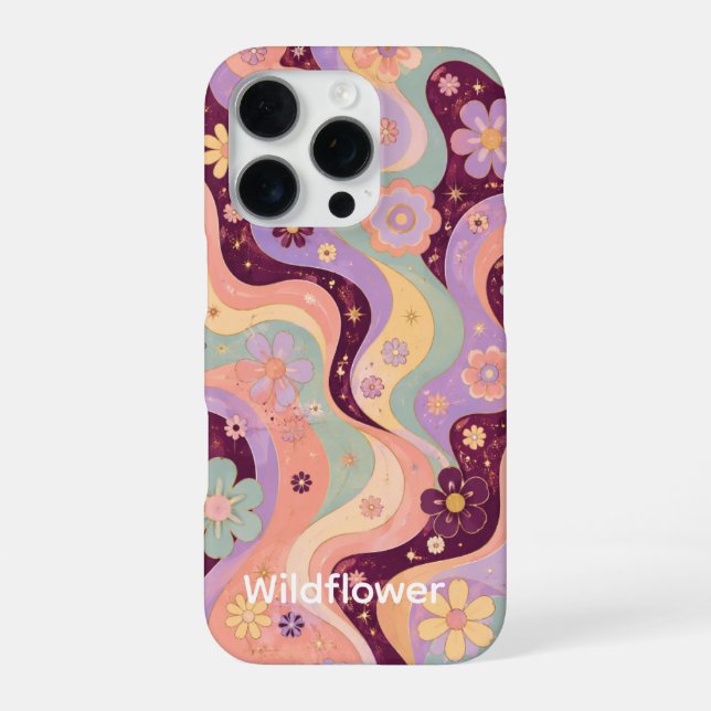 iPhone 16 Pro Wildflower Custom-Foto-Hülle Hülle (Rückseite)