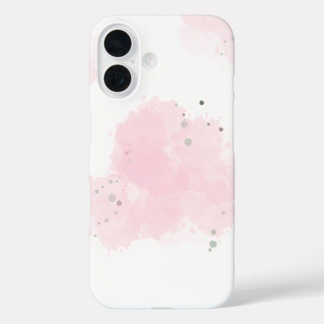 Iphone 16 rosa süße Hülle (Rückseite)