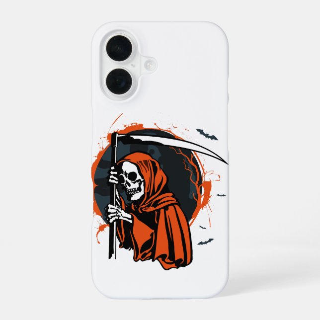 iPhone 16 Slim Fit Halloween Hülle  (Rückseite)