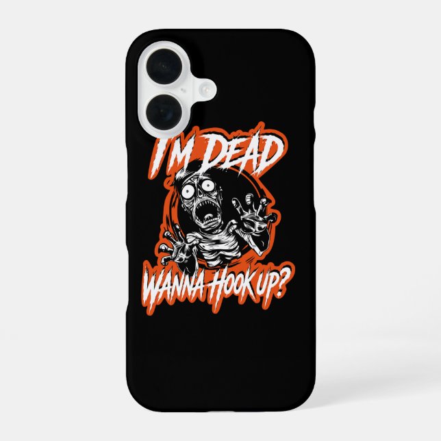iPhone 16 Slim Fit Halloween-Hülle Hülle (Rückseite)