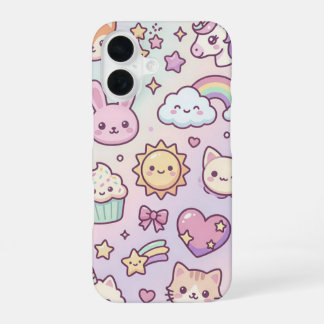 iPhone 16 Stylishes Telefon-Case für Mädchen Hülle