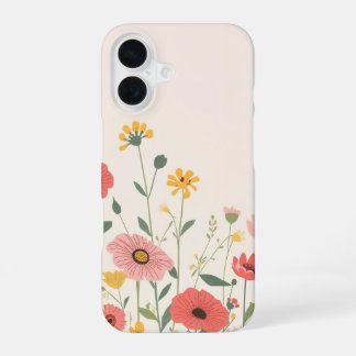 iPhone 16 süße Blumenhülle Hülle