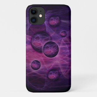 iPhone 4 Fall-Fraktalkunstschwarzes und -ROSA Case-Mate iPhone Hülle