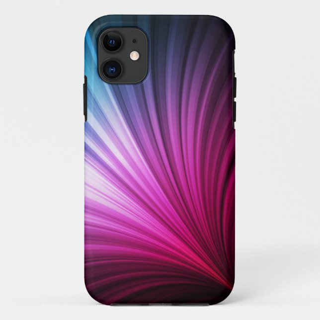iPhone 5/5S Case/Lila und Blau Abstrakt Case-Mate iPhone Hülle (Rückseite)