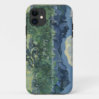 iPhone 5/5S, Olivenbäume Van Gogh u. Zitat Case-Mate iPhone Hülle